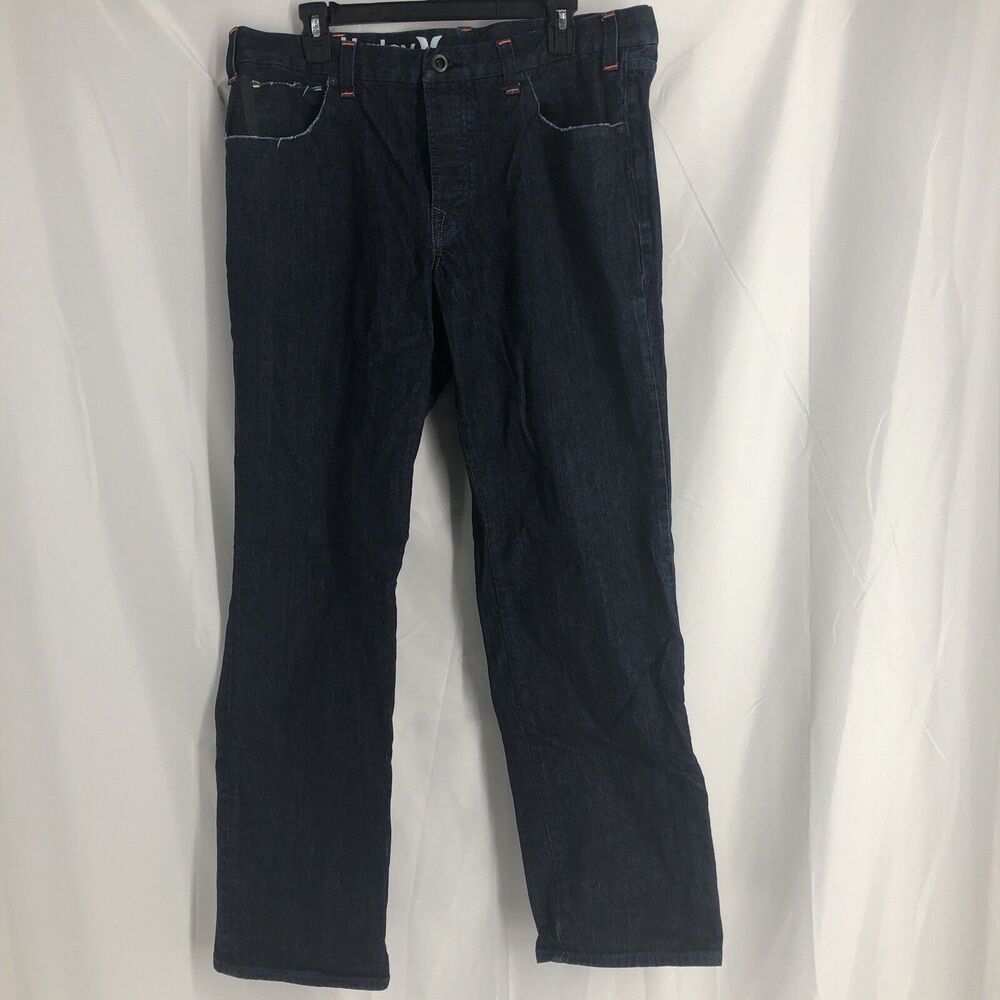 Hurley ‘84 Slim Jeans Men’s 38 Blue Denim Cotton Blend Pants